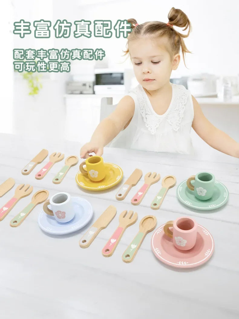 Montessori Simulation Plates Dishes  Toy
