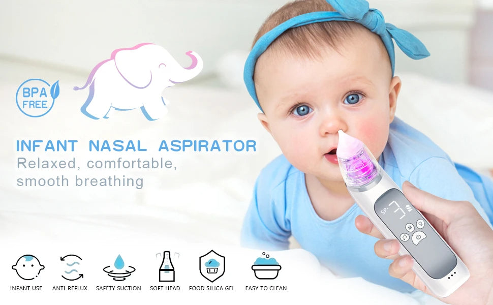 Baby Electric Nasal Aspirator Nose Suction Device