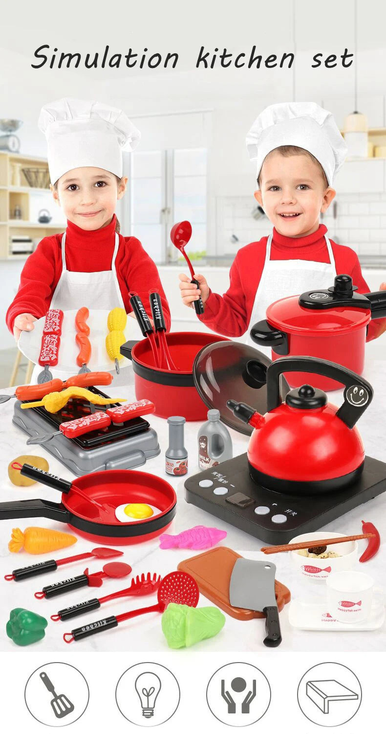 Kitchen Toys Set For Kid Girl Cooking Toy