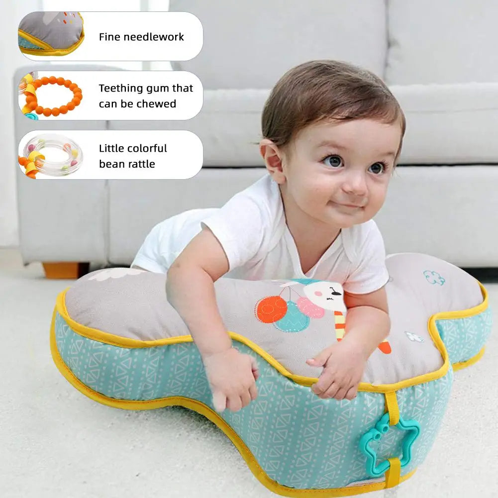 Baby Pillow Tummy Time Toy Lying Pillow High Contrast Baby Sensory Toy