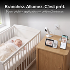 Babyphone Vidéo Double Mode — Écran 2.8" + App