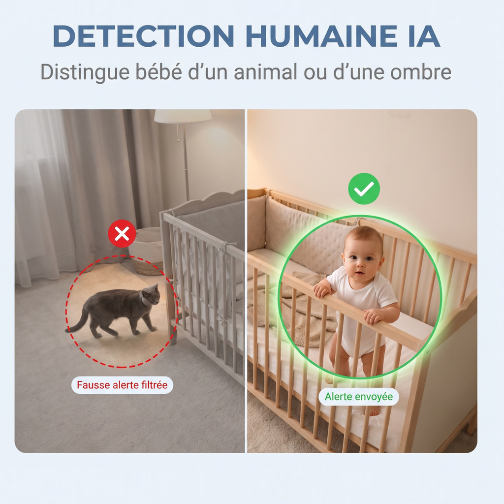 Caméra WiFi — Détection Humaine