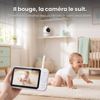 Babyphone Sans Onde — Grand Écran 5"