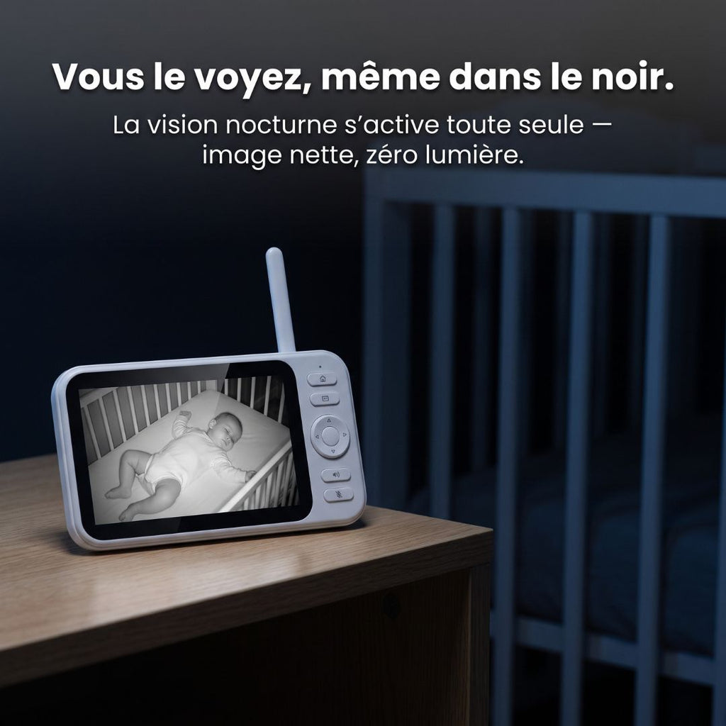 Babyphone Sans Onde — Grand Écran 5"