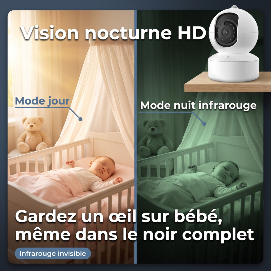 Caméra WiFi — Vision Nocturne
