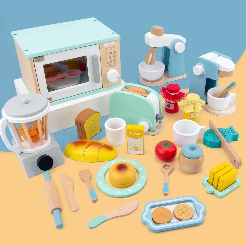 DIY Wooden Toy Set Educational Toys For Children Kids Girls