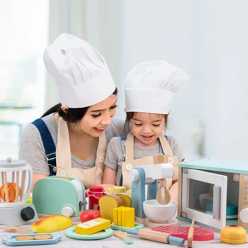 DIY Wooden Toy Set Educational Toys For Children Kids Girls