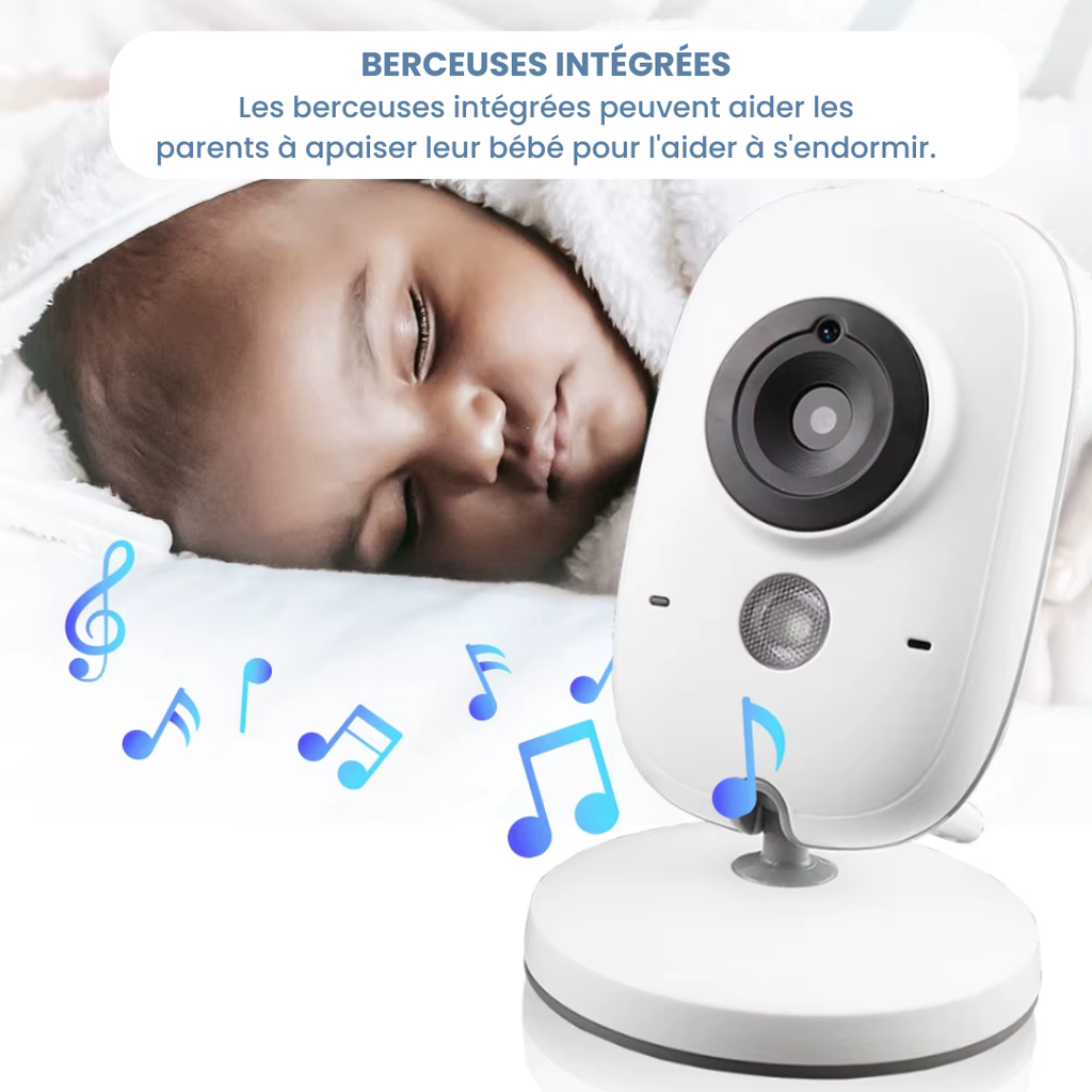 Babyphone Video Sans Onde — Ecran 3.2"