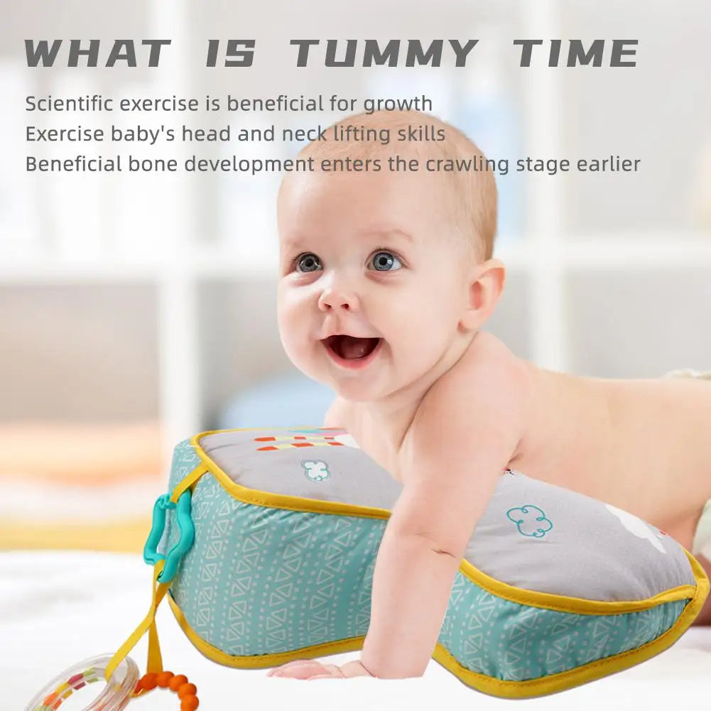 Baby Pillow Tummy Time Toy Lying Pillow High Contrast Baby Sensory Toy