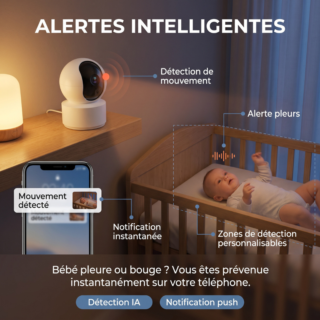 Caméra WiFi — Zoom 10X