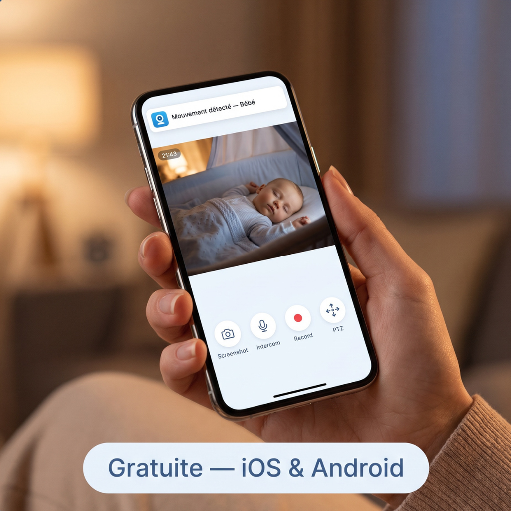 Caméra WiFi — Détection Humaine