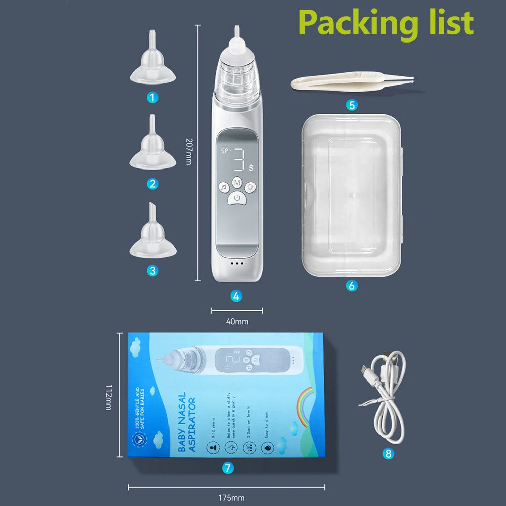 Baby Electric Nasal Aspirator Nose Suction Device