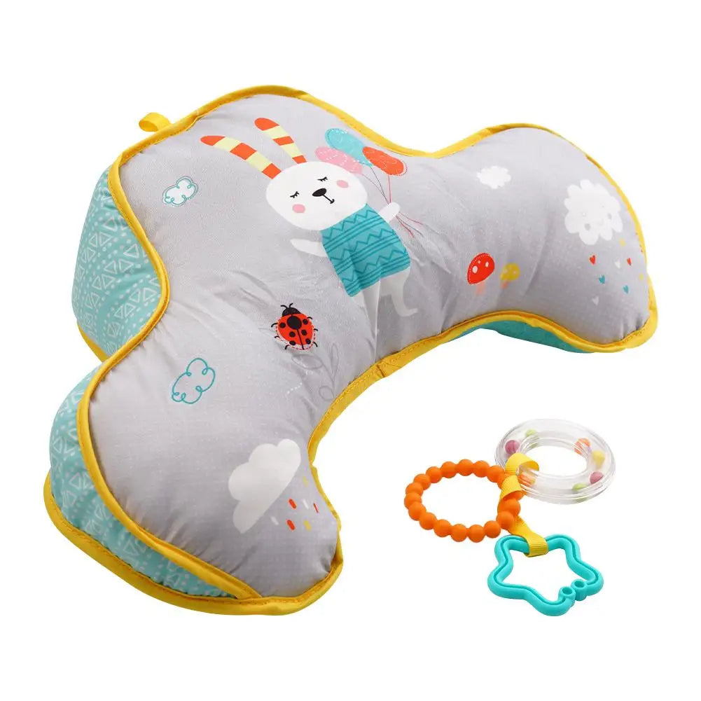Baby Pillow Tummy Time Toy Lying Pillow High Contrast Baby Sensory Toy
