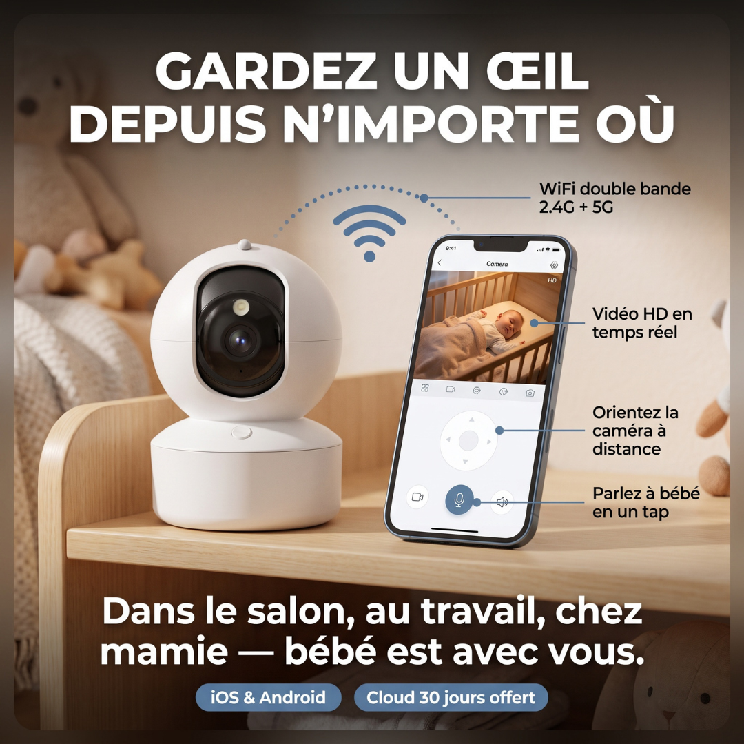 Caméra WiFi — Vision Nocturne