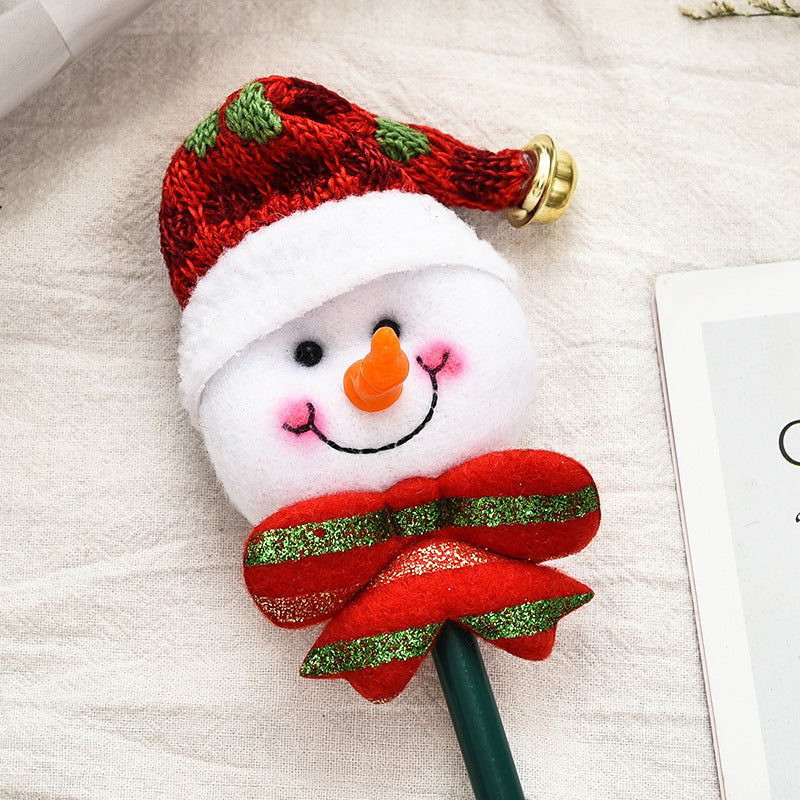 Cartoon Old Snowman Pattern Pen