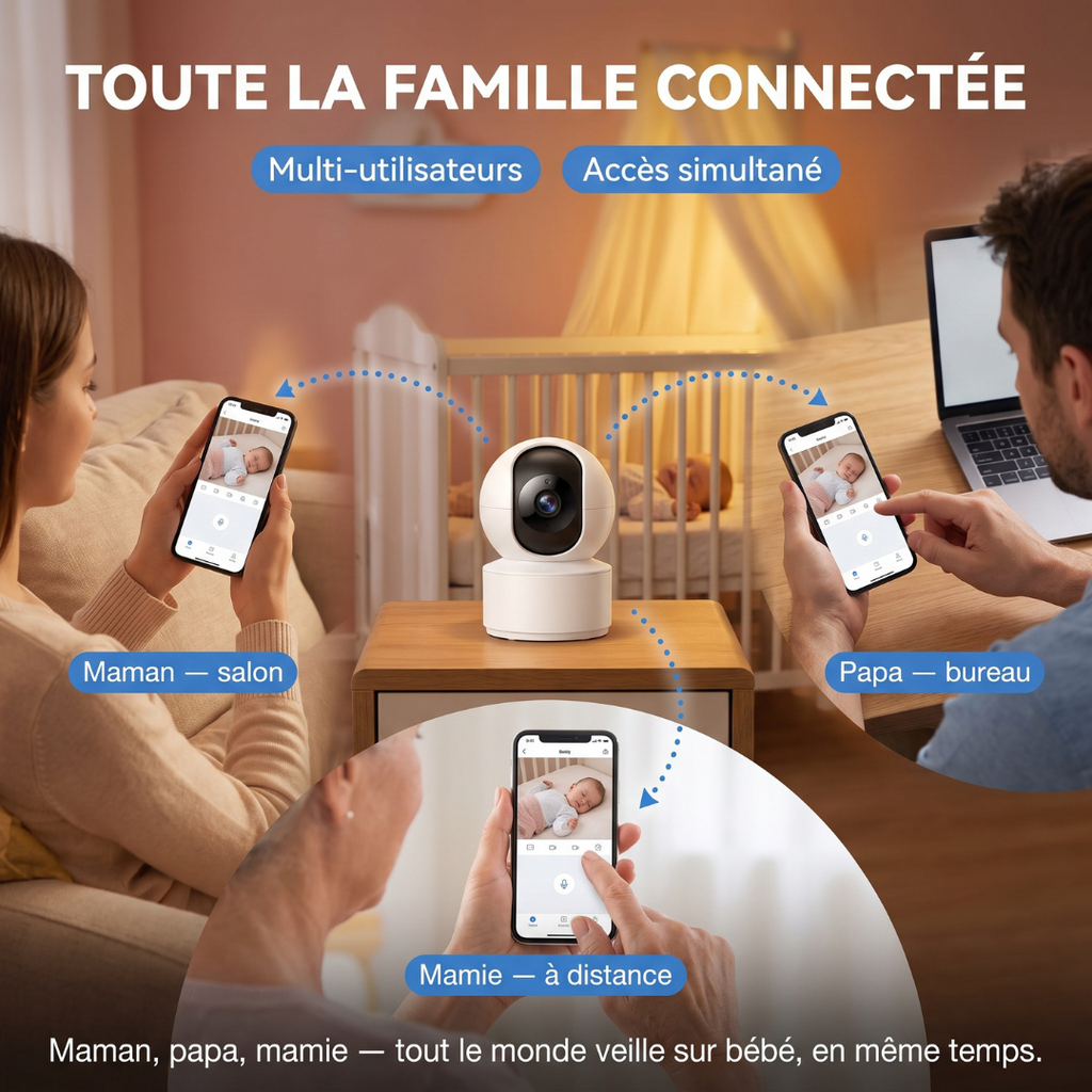 Caméra WiFi — Zoom 10X