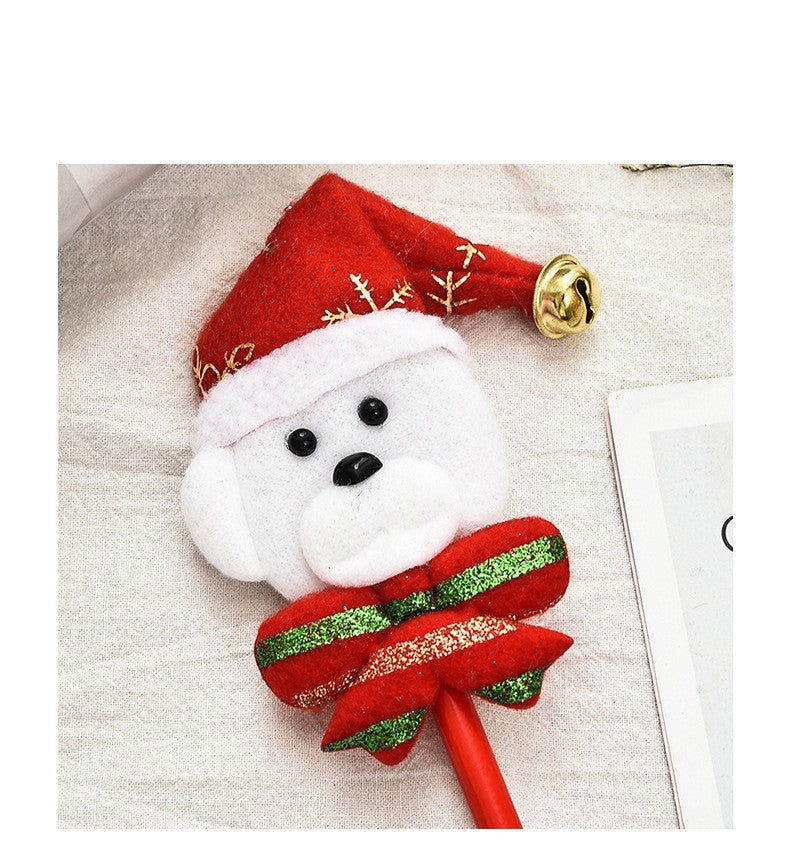 Cartoon Old Snowman Pattern Pen
