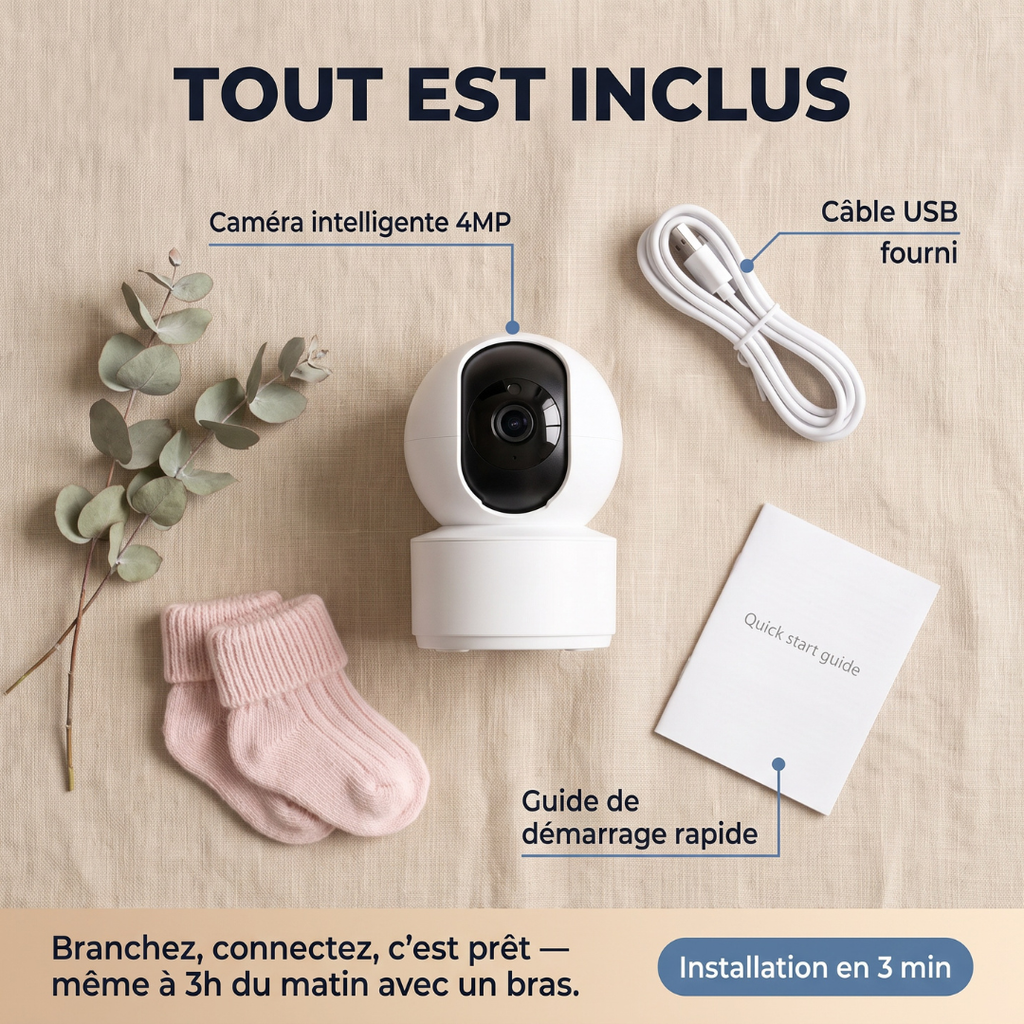 Caméra WiFi — Zoom 10X