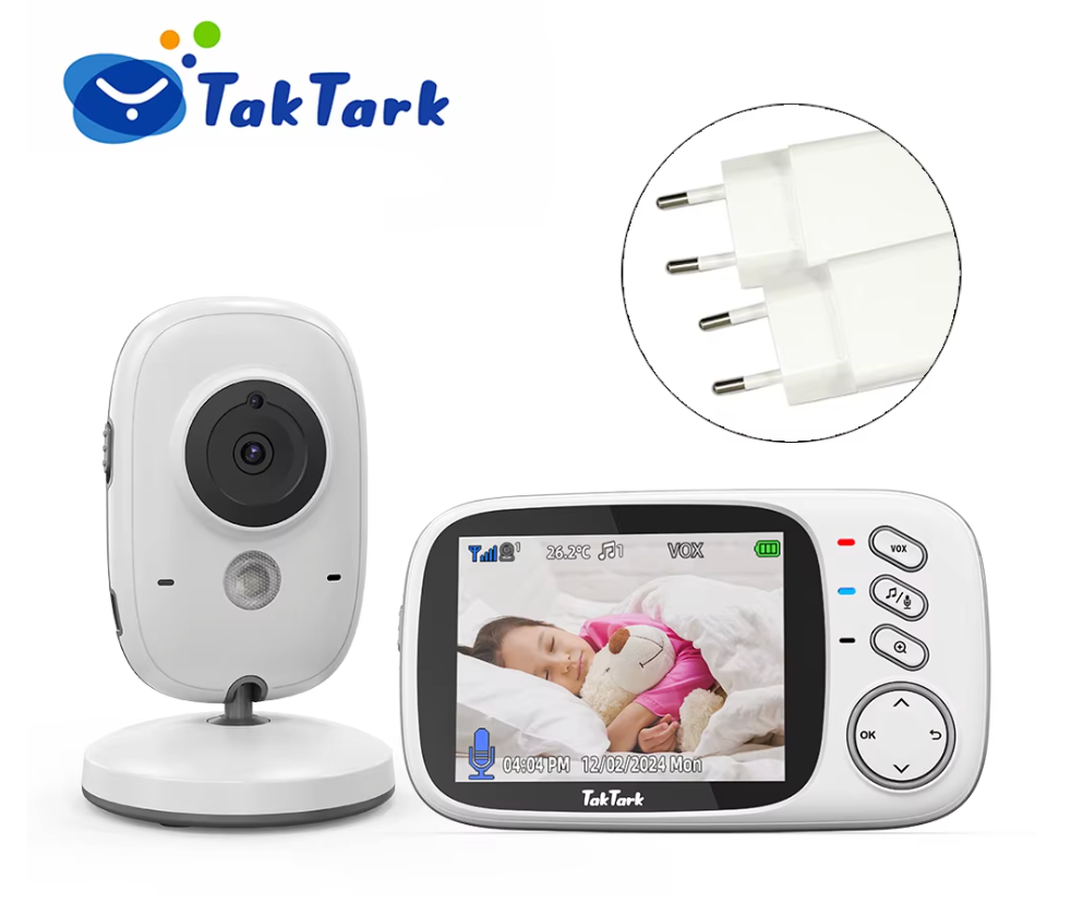 Babyphone Video Sans Onde — Ecran 3.2"
