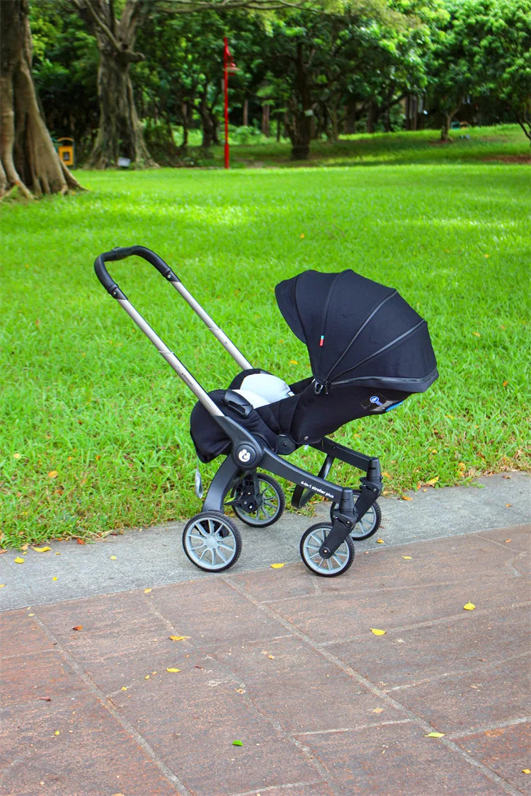 4-in-1 multifunctional newborn stroller Lightweight foldable car seat Two-way high-view baby stroller Infant Carrier