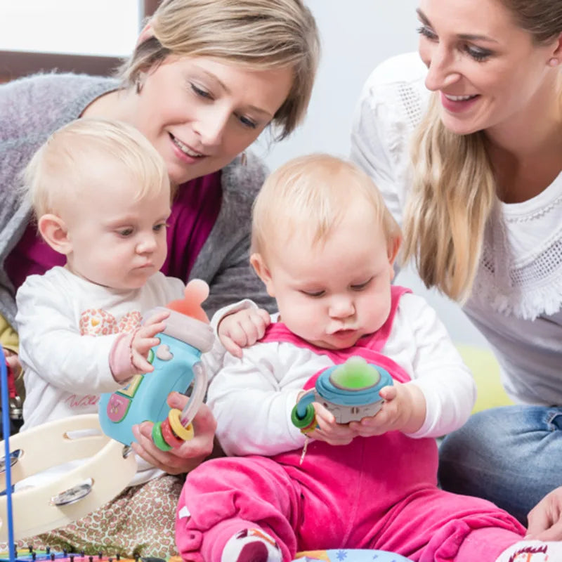 Biberon musical pour bébé, sucette, anneau de dentition souple pour nouveau-né