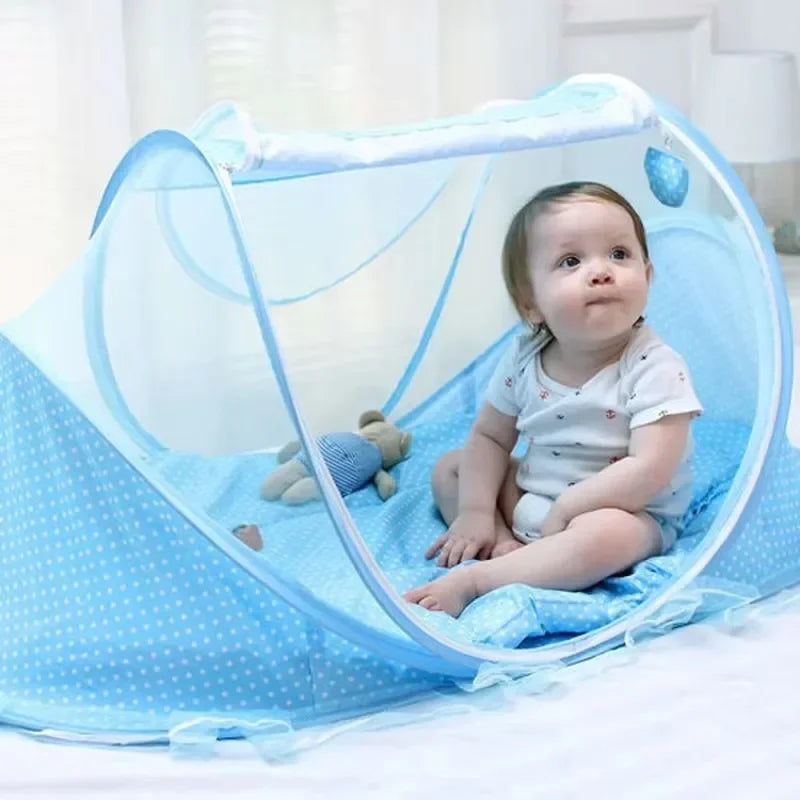 Moustiquaire pliable et portable pour lit de bébé, tente anti-moustiques pour nouveau-né