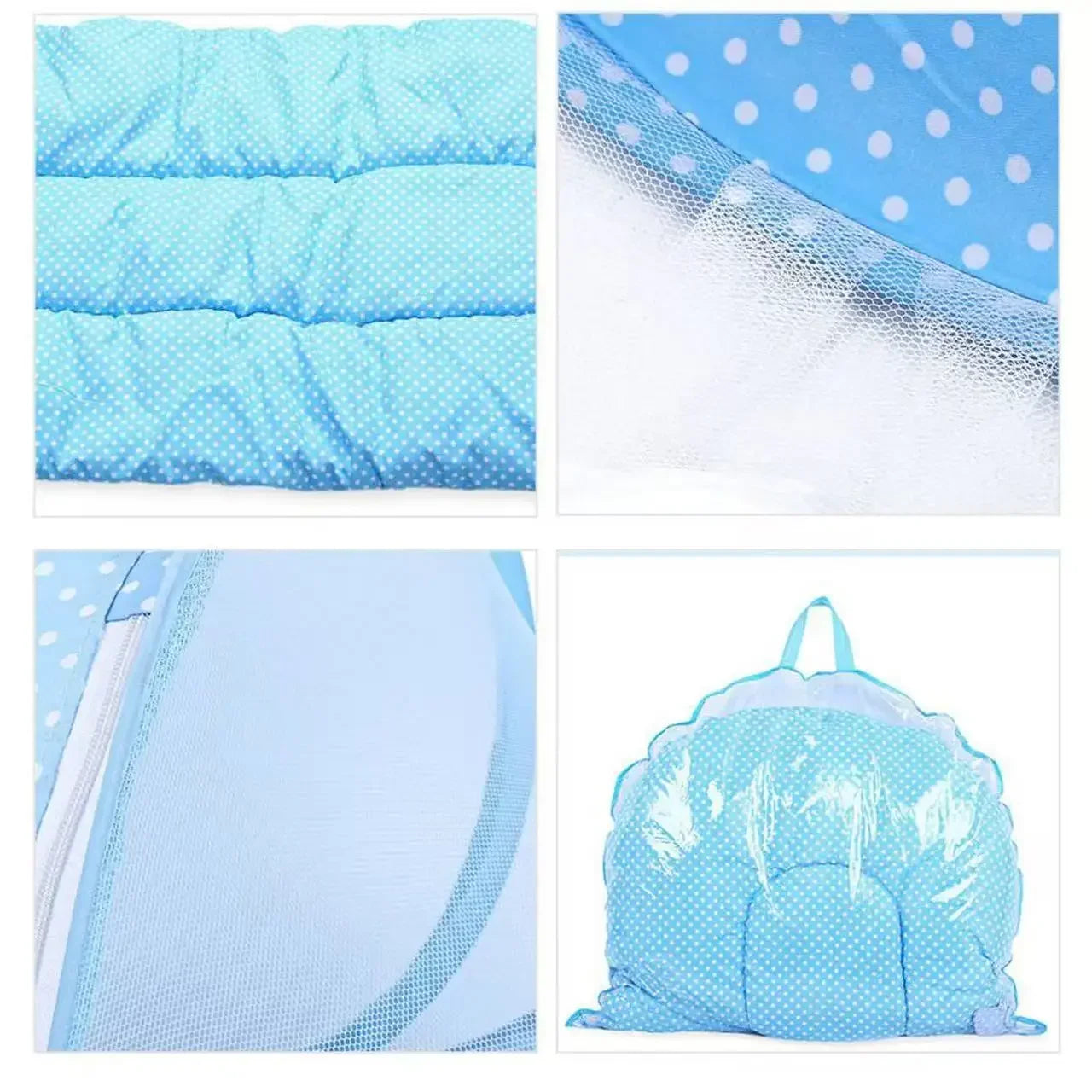 Moustiquaire pliable et portable pour lit de bébé, tente anti-moustiques pour nouveau-né