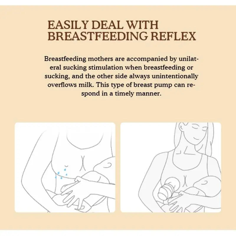 Portable silicone hand breast pump Breast milk reservoir Maternity feeding supplies With dust cap