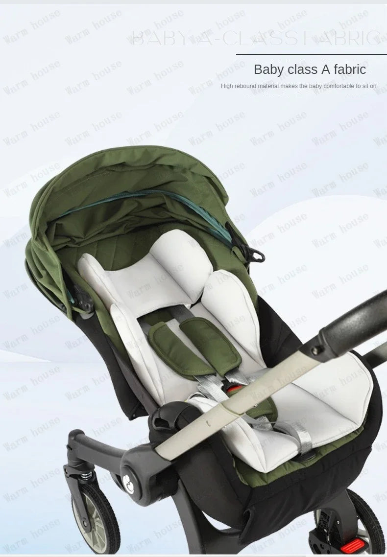 4-in-1 multifunctional newborn stroller Lightweight foldable car seat Two-way high-view baby stroller Infant Carrier