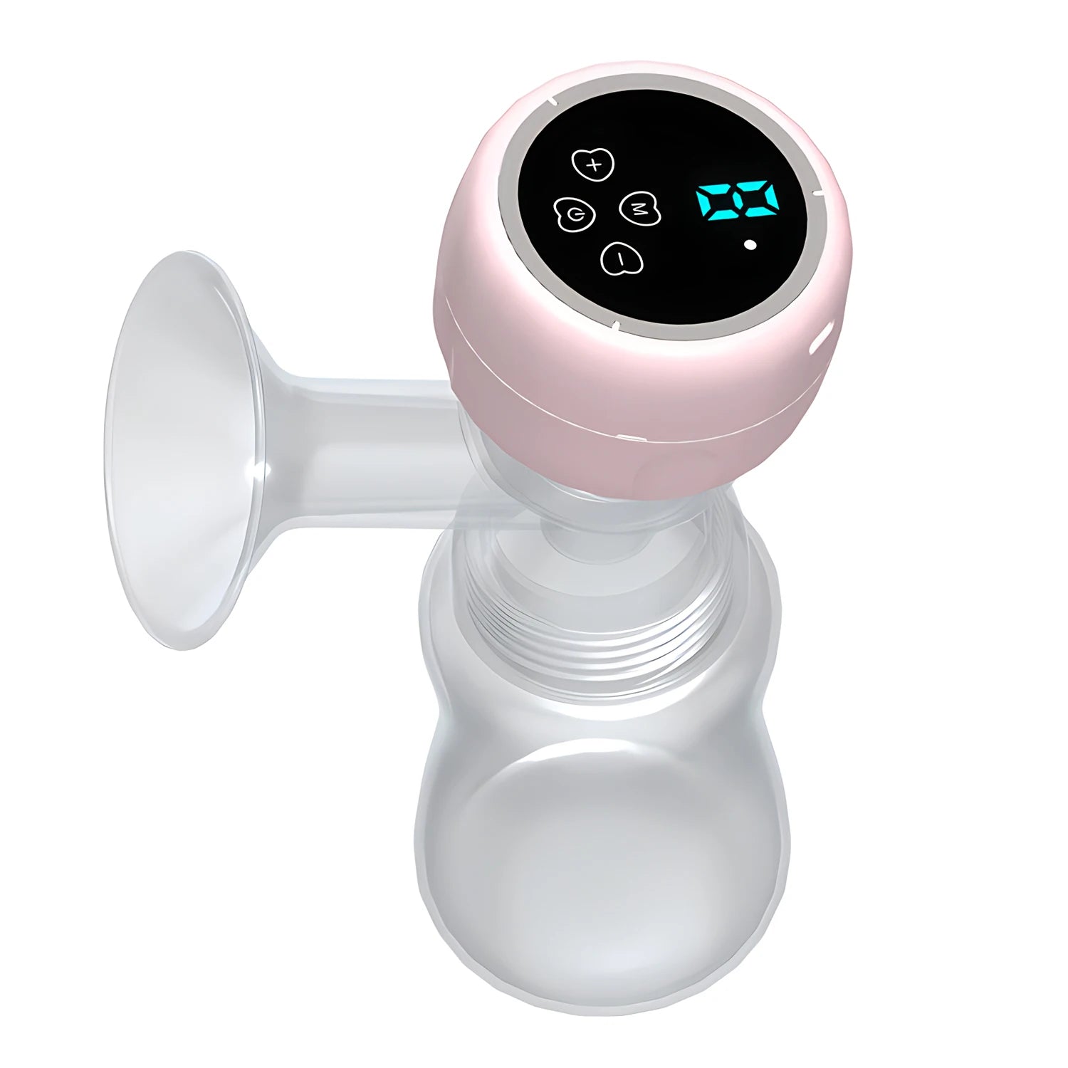Electric Breast Pump Breast Pump with LED Screen Milk Puller for Breastfeeding Low Noise Anti-Backflow Comfort Milk Collector