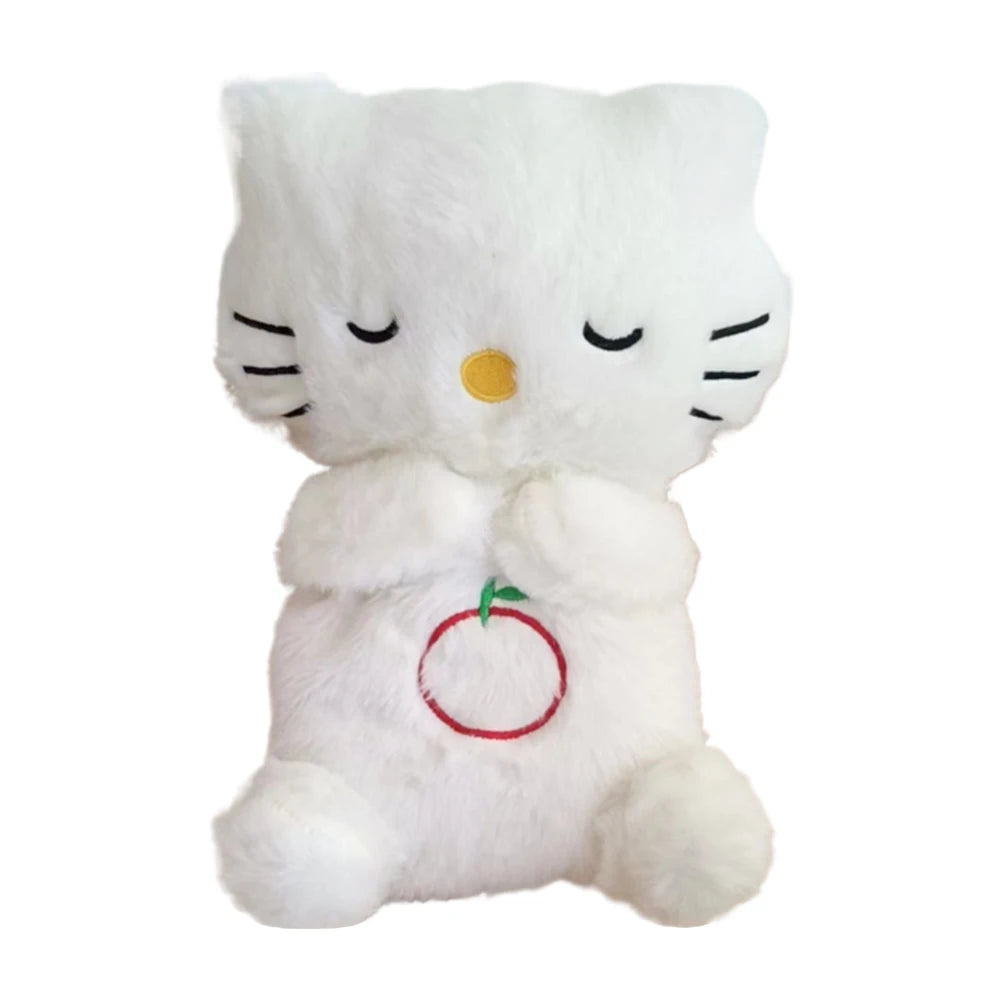 Peluche Kawaii pour le sommeil, petit agneau, apaisant pour bébé avec lumières musicales