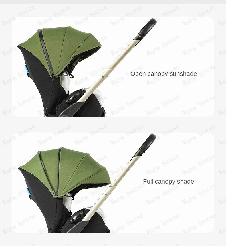 4-in-1 multifunctional newborn stroller Lightweight foldable car seat Two-way high-view baby stroller Infant Carrier