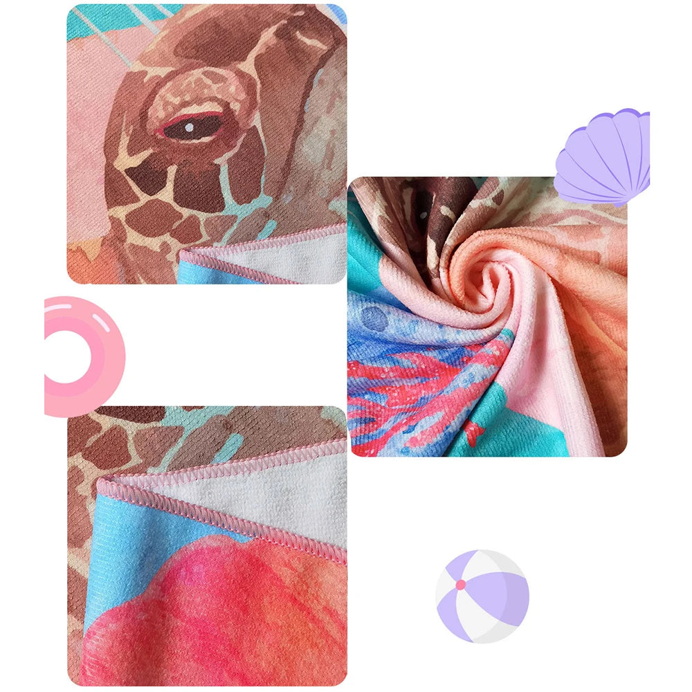 Serviettes de sauna à séchage rapide, grandes serviettes de bain, serviettes de plage