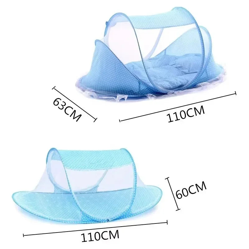 Moustiquaire pliable et portable pour lit de bébé, tente anti-moustiques pour nouveau-né
