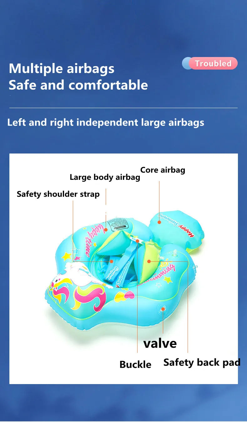 Bouée de natation gonflable réglable pour bébé