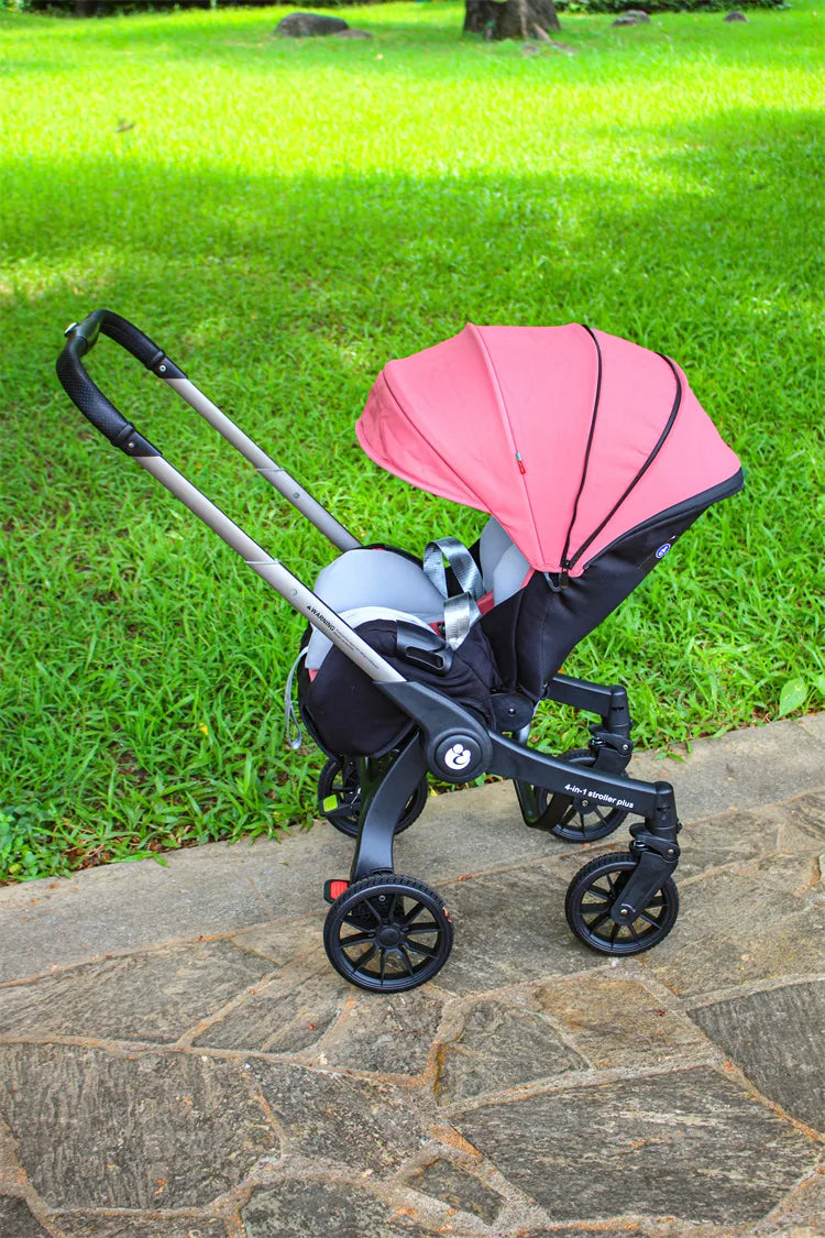4-in-1 multifunctional newborn stroller Lightweight foldable car seat Two-way high-view baby stroller Infant Carrier