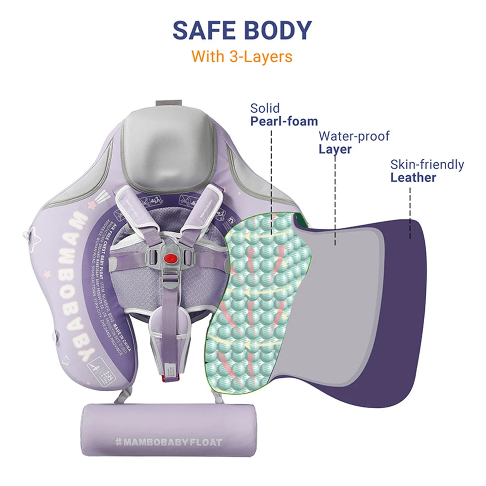 Bouée de natation pour bébé Mambobaby, non gonflable