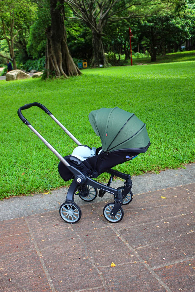 4-in-1 multifunctional newborn stroller Lightweight foldable car seat Two-way high-view baby stroller Infant Carrier