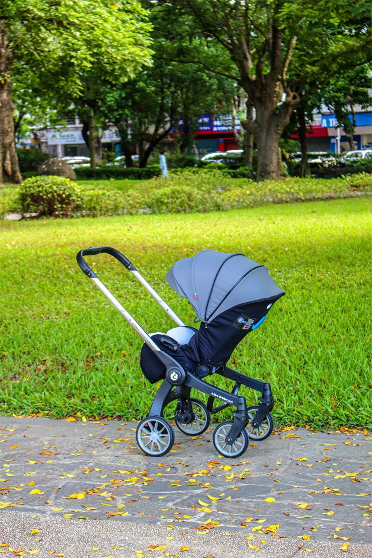 4-in-1 multifunctional newborn stroller Lightweight foldable car seat Two-way high-view baby stroller Infant Carrier