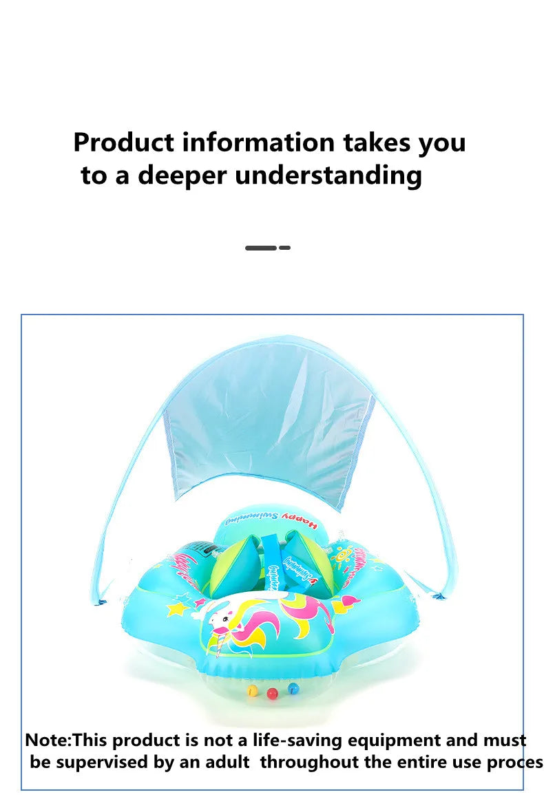 Bouée de natation gonflable réglable pour bébé