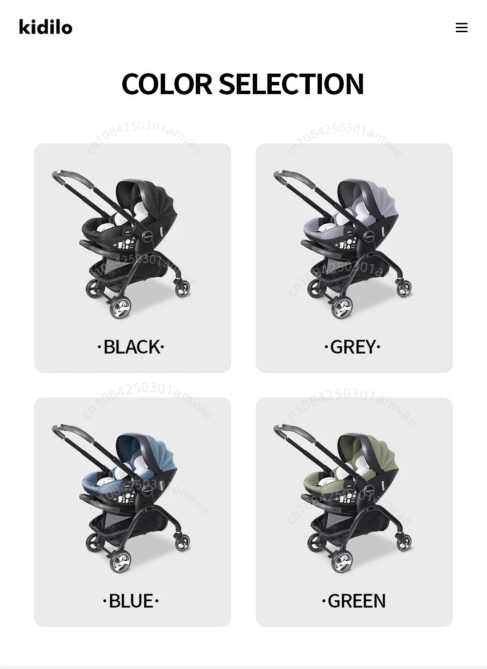 Multi functional newborn baby sleeping basket, baby safety seat, baby stroller, multi-purpose portable four-wheel stroller