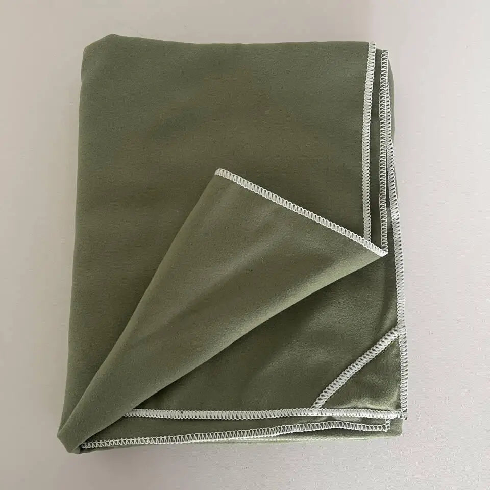 Serviette de bain magnétique multifonctionnelle d'extérieur en polaire corail