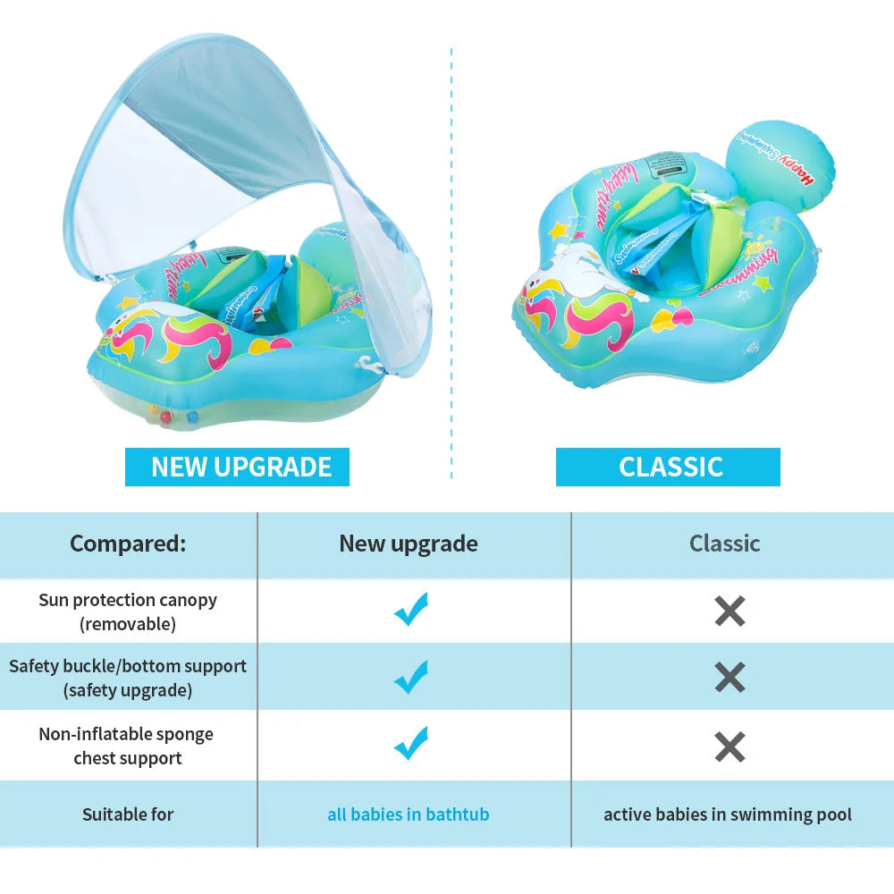 Bouée de natation gonflable réglable pour bébé