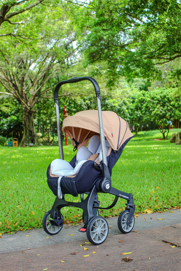 4-in-1 multifunctional newborn stroller Lightweight foldable car seat Two-way high-view baby stroller Infant Carrier
