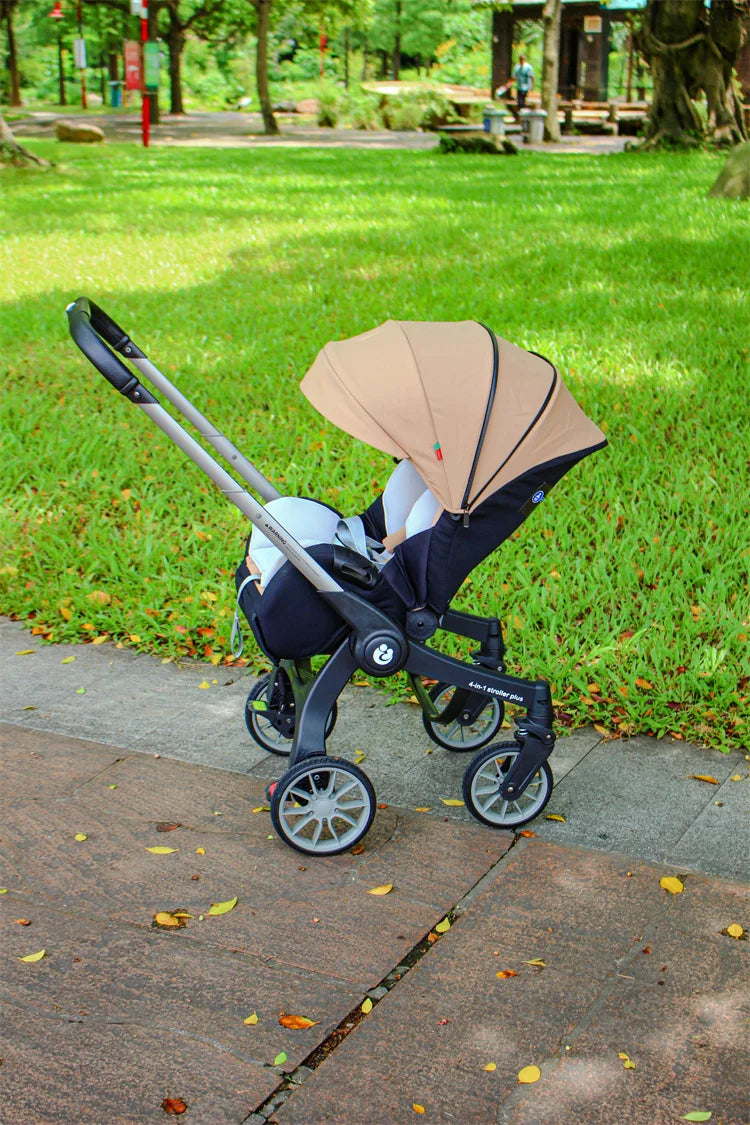 4-in-1 multifunctional newborn stroller Lightweight foldable car seat Two-way high-view baby stroller Infant Carrier