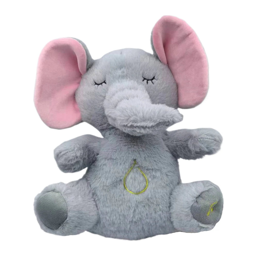 Peluche Kawaii pour le sommeil, petit agneau, apaisant pour bébé avec lumières musicales