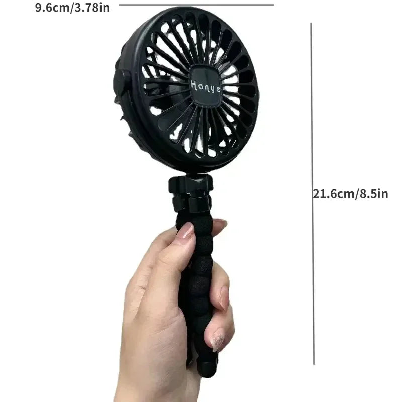 Mini ventilateur de poussette pour bébé, ventilateur pieuvre portatif, chargement USB