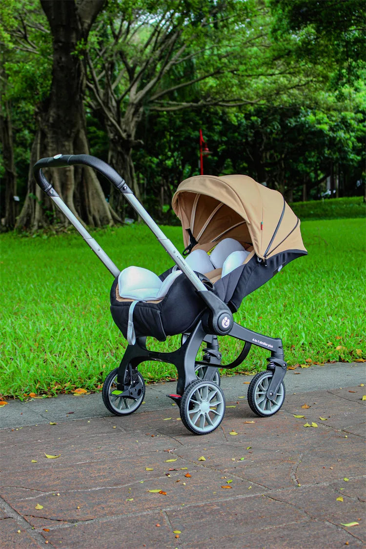 4-in-1 multifunctional newborn stroller Lightweight foldable car seat Two-way high-view baby stroller Infant Carrier