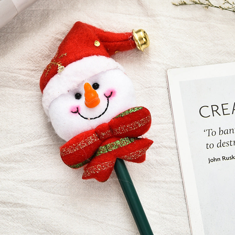 Cartoon Old Snowman Pattern Pen