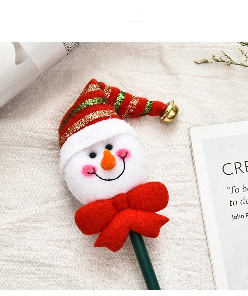 Cartoon Old Snowman Pattern Pen